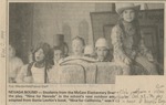 Newspaper clipping from November 2, 1999, of students from McCaw Elementary School's Drama Club